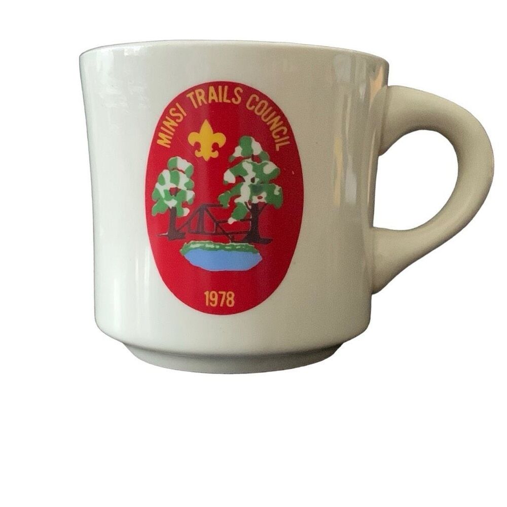 Vintage Boy Scouts Scout Minsi Trails Council 1978 Mug